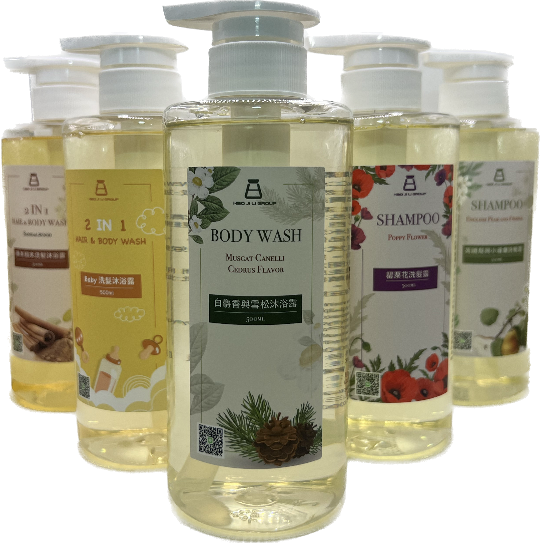 沐浴露500ML團體照1